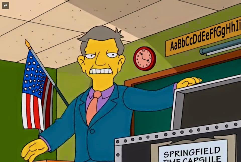 Illustration for article titled Freeze framing The Simpsons leads to wonderfully disturbing moments